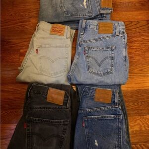 Levi's Classic Five-Pair Jeans Pack - Mixed Denim Colors
